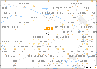 map of Luze