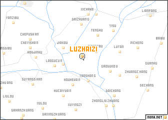 map of Luzhaizi