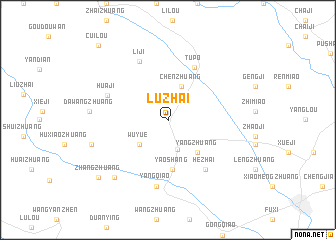 map of Lüzhai