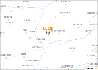 map of Luzha