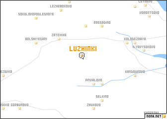 map of Luzhinki