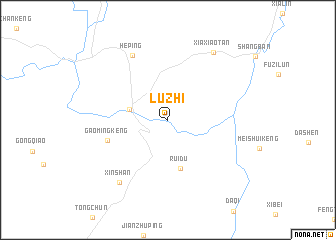 map of Luzhi