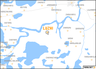 map of Luzhi