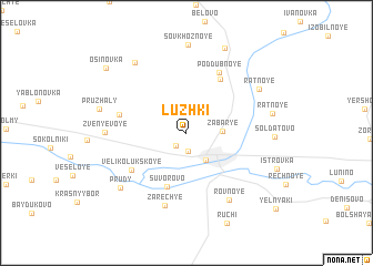 map of Luzhki