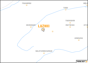 map of Luzhki