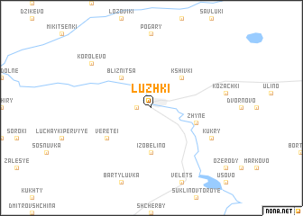 map of Luzhki