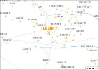 map of Luzhki