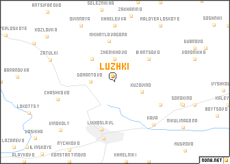 map of Luzhki