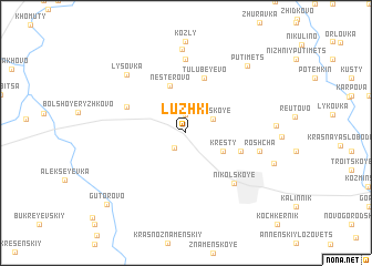 map of Luzhki