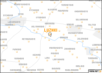 map of Luzhki