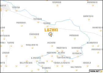 map of Luzhki