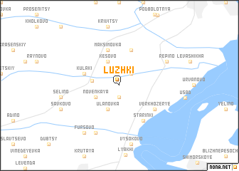 map of Luzhki