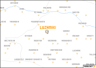 map of Luzhniki