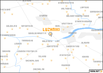 map of Luzhniki