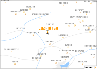 map of Luzhnitsa