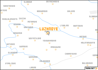 map of Luzhnoye