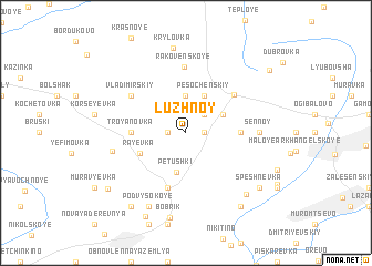 map of Luzhnoy