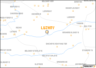 map of Luzhny