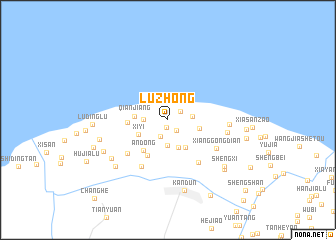 map of Luzhong