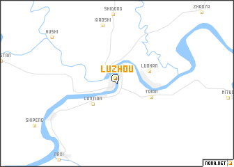 map of Luzhou