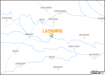 map of Lüzhuang