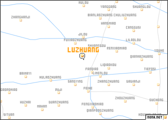 map of Lüzhuang