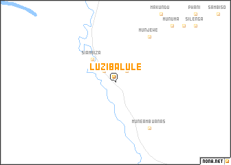 map of Luzibalule