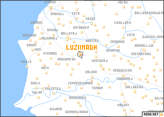 map of Luzi i Madh