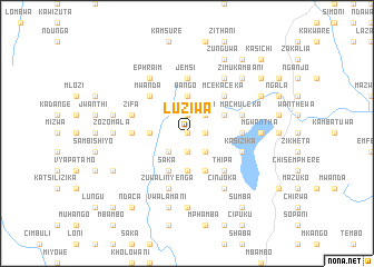 map of Luziwa