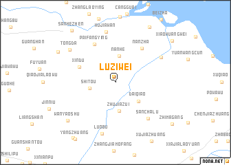 map of Luziwei