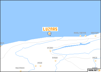 map of Lūžņas