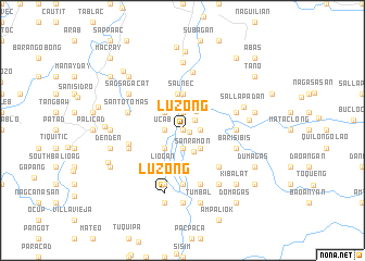 map of Luzong