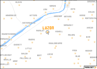 map of Luzon