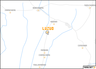 map of Luzuo