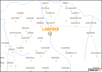 map of Lwakoke