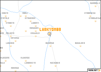 map of Lwakyomba