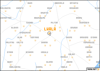 map of Lwala