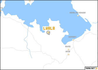 map of Lwala