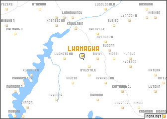 map of Lwamagwa