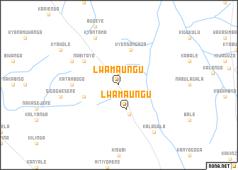 map of Lwamaungu