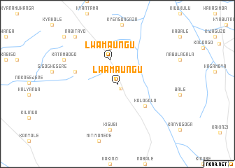 map of Lwamaungu