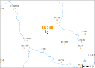 map of Lwama