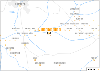 map of Lwandamina