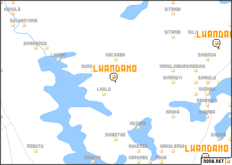 map of Lwandamo