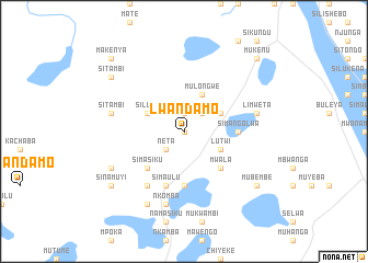 map of Lwandamo