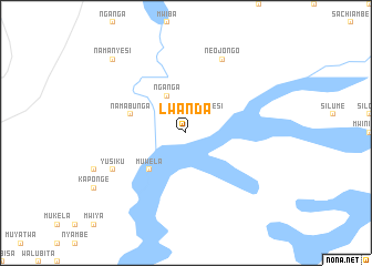 map of Lwanda