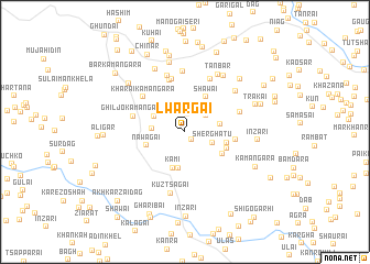 map of Lwargai
