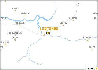 map of Lwatamba