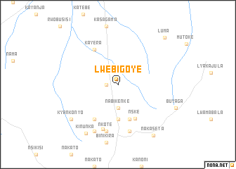 map of Lwebigoye