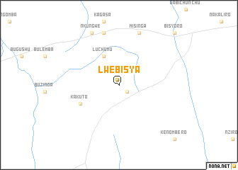 map of Lwebisya